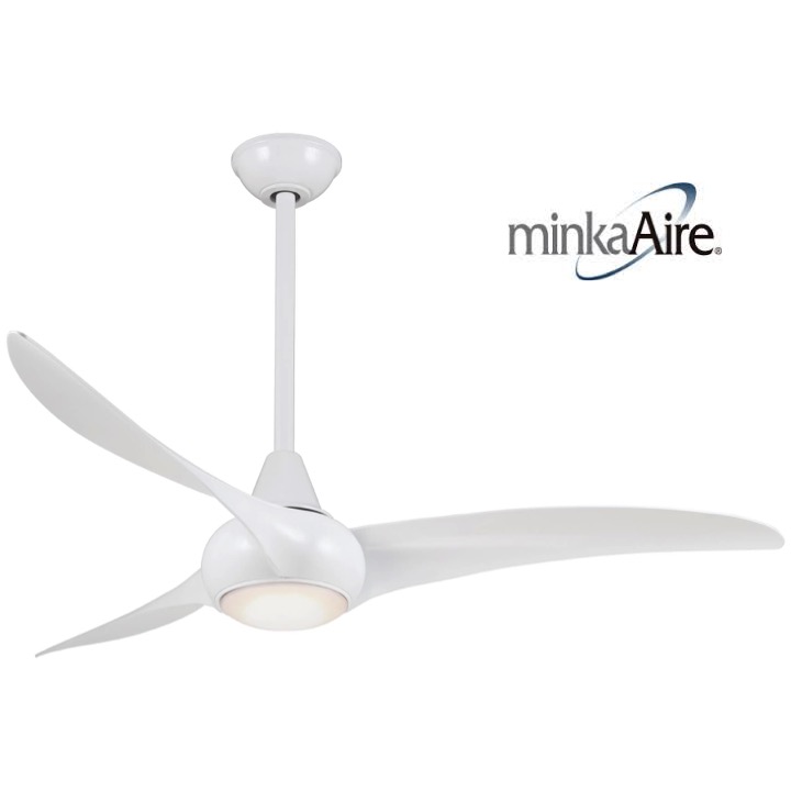 Minka Aire Wave Glossy White